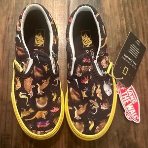 Vans Animal Print Photo Arc National Geographic Slip-On Sneakers